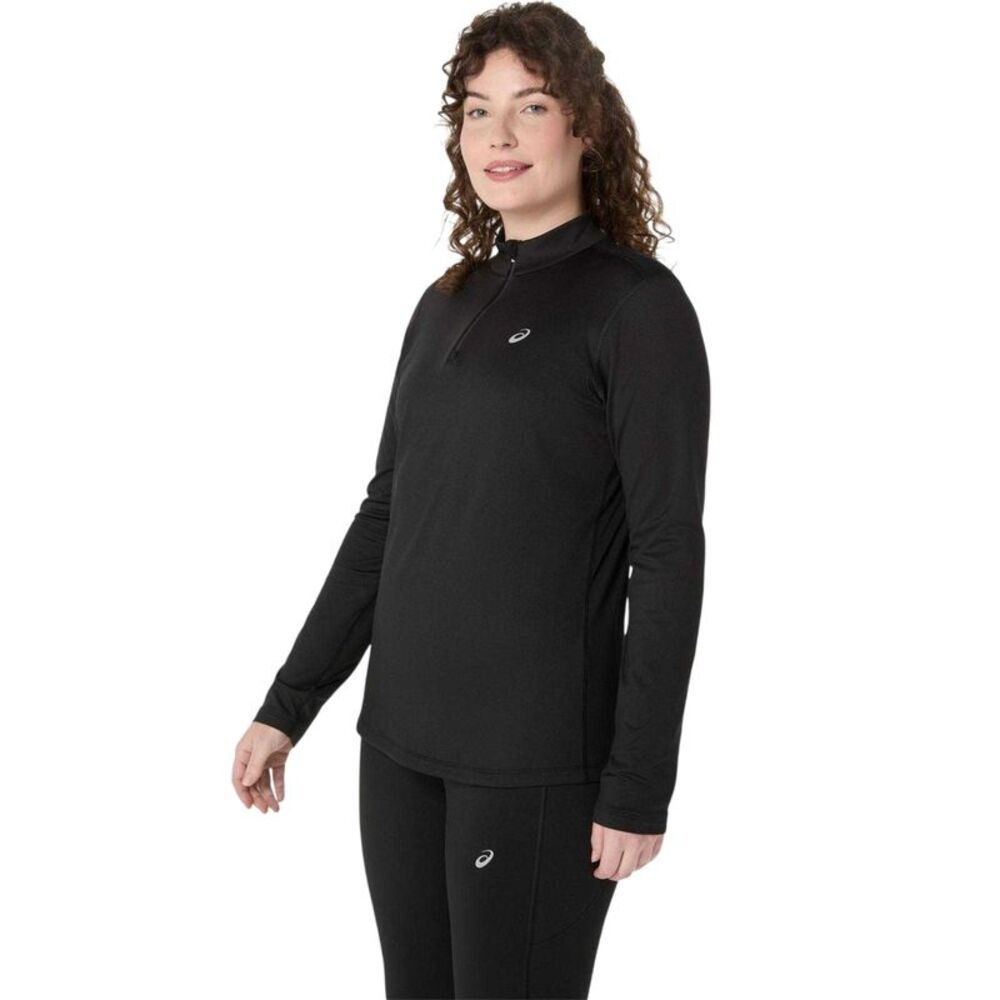 Asics Womens/Ladies Half Zip Winter Top / Black